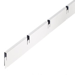 Профиль грильято Grand Line 100×100×600×27 папа, белый Zn 0,25