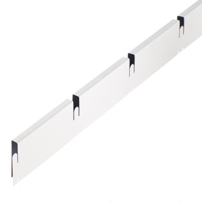 Профиль грильято Grand Line 100×100×600×27 папа, белый Zn 0,25