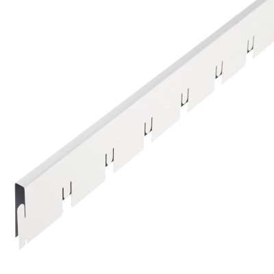 Профиль грильято Grand Line 100×100×600×27 мама, белый Zn 0,25