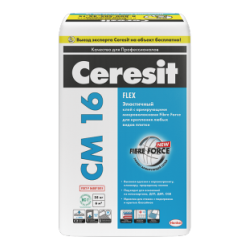 Ceresit CM 16 Эластичный клей для крепления всех видов минеральной плитки